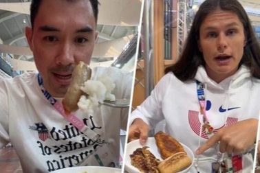 VĐV hoảng hồn khi phát hiện giun trong thức ăn ở Olympic