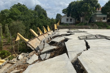 70m tường bị sập, tỉnh Đắk Nông 3 tháng chưa tìm ra nguyên nhân?