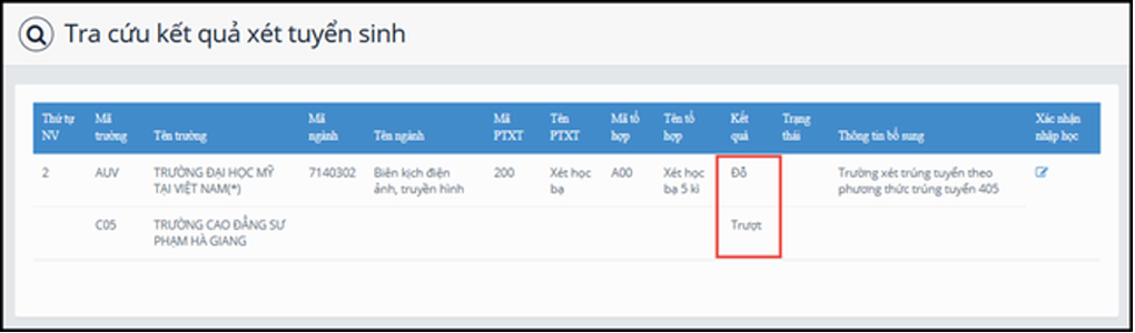 Cách tra cứu trúng tuyển và xác nhận nhập học trên cổng của Bộ Giáo dục - 3 Cách tra cứu trúng tuyển và xác nhận nhập học trên cổng của Bộ Giáo dục - 3