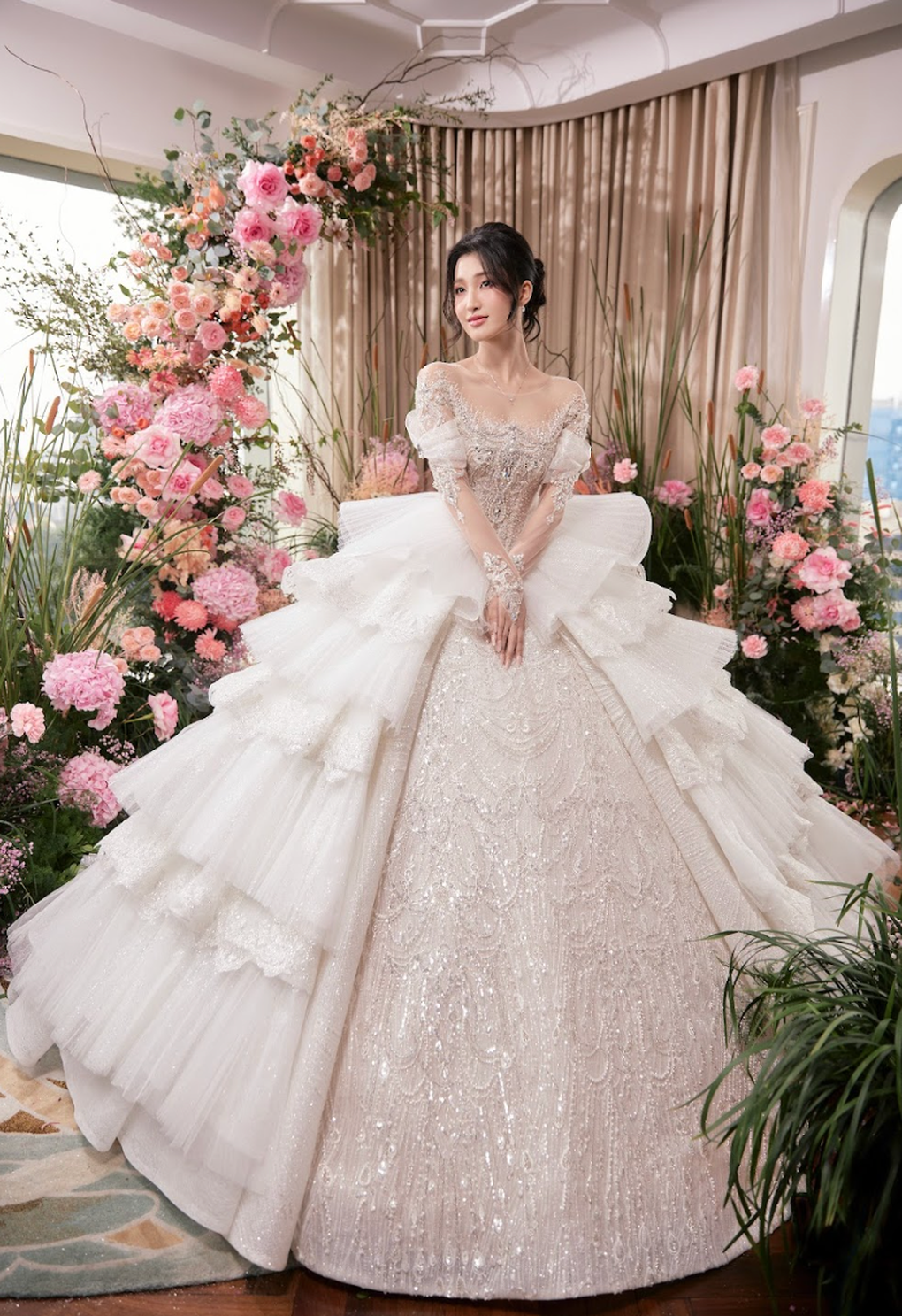 Á hậu Phương Nhi khoe nét đẹp thần tiên tỷ tỷ khi hóa thân thành cô dâu - 1 Á hậu Phương Nhi khoe nét đẹp thần tiên tỷ tỷ khi hóa thân thành cô dâu - 1