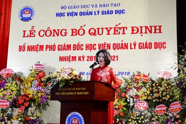 Bổ nhiệm Phó giám đốc Học viện Quản lý giáo dục