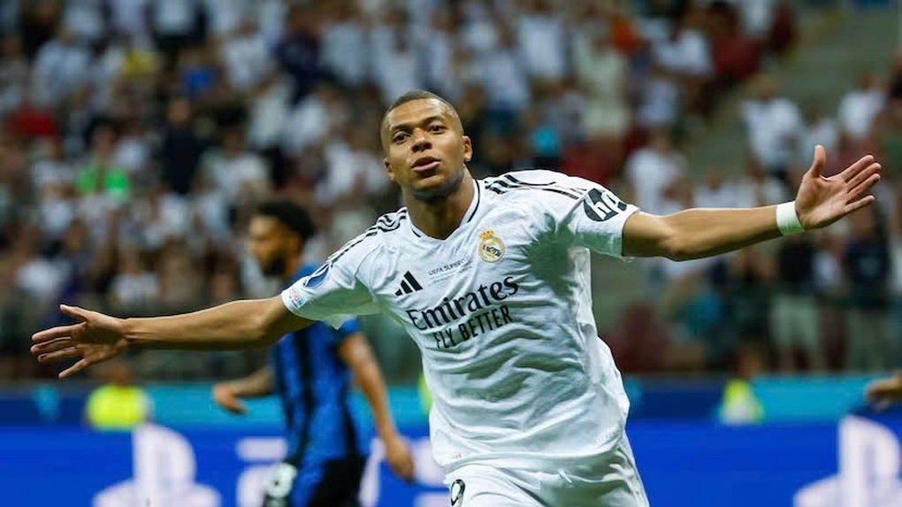 Mbappe ghi bàn giúp Real Madrid đoạt siêu cúp châu Âu - 1