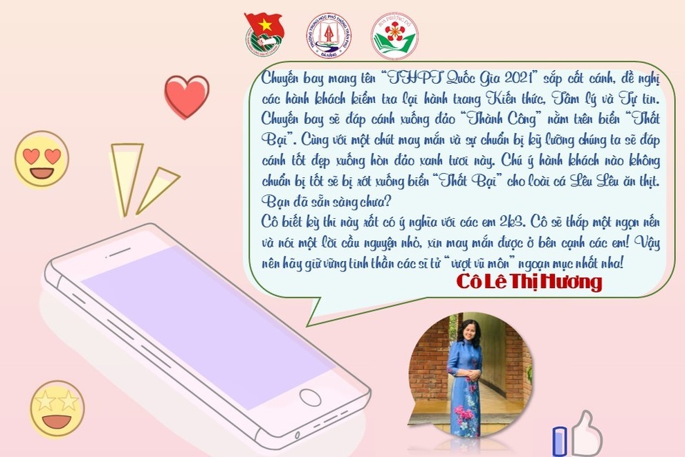 Thầy cô giáo chúc học sinh trước giờ G: Bay cao bằng sức bật tri thức - 4 Thầy cô giáo chúc học sinh trước giờ G: Bay cao bằng sức bật tri thức - 4
