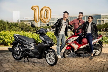 Honda Việt Nam tung nhiều giải thưởng hấp dẫn kỷ niệm 10 năm ra mắt Air Blade