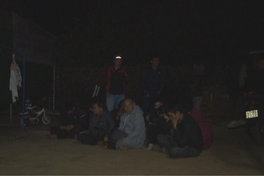 Bắt 15 đối tượng nam nữ đánh bạc tại rẫy cà phê, thu giữ 120 triệu đồng