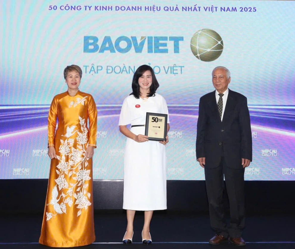 Bảo Việt thuộc Top 50 công ty kinh doanh hiệu quả nhất Việt Nam 2025 - 2 Bảo Việt thuộc Top 50 công ty kinh doanh hiệu quả nhất Việt Nam 2025 - 2