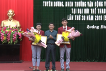 Quảng Bình: Tặng Bằng khen, thưởng nóng VĐV giành huy chương SEA Games 30