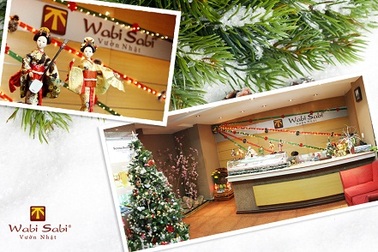 Rộn ràng không khí giáng sinh tại nhà hàng Wabi Sabi