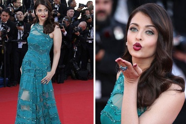 Cựu hoa hậu Thế giới tái xuất ấn tượng tại LHP quốc tế Cannes