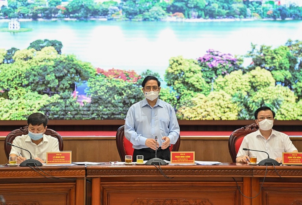 Bí thư Hà Nội báo cáo Thủ tướng việc phát sinh ca Covid-19 trong cộng đồng - 1 Bí thư Hà Nội báo cáo Thủ tướng việc phát sinh ca Covid-19 trong cộng đồng - 1