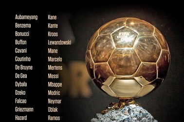 Real Madrid thống trị danh sách đề cử Quả bóng vàng 2017