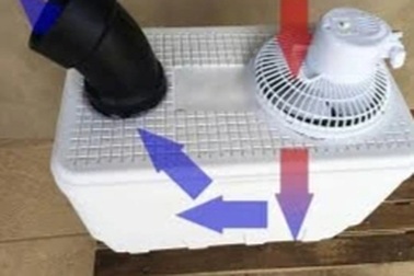 Điều hòa tự chế từ thùng xốp, xô nhựa gây sốt giữa ngày nắng nóng cực điểm