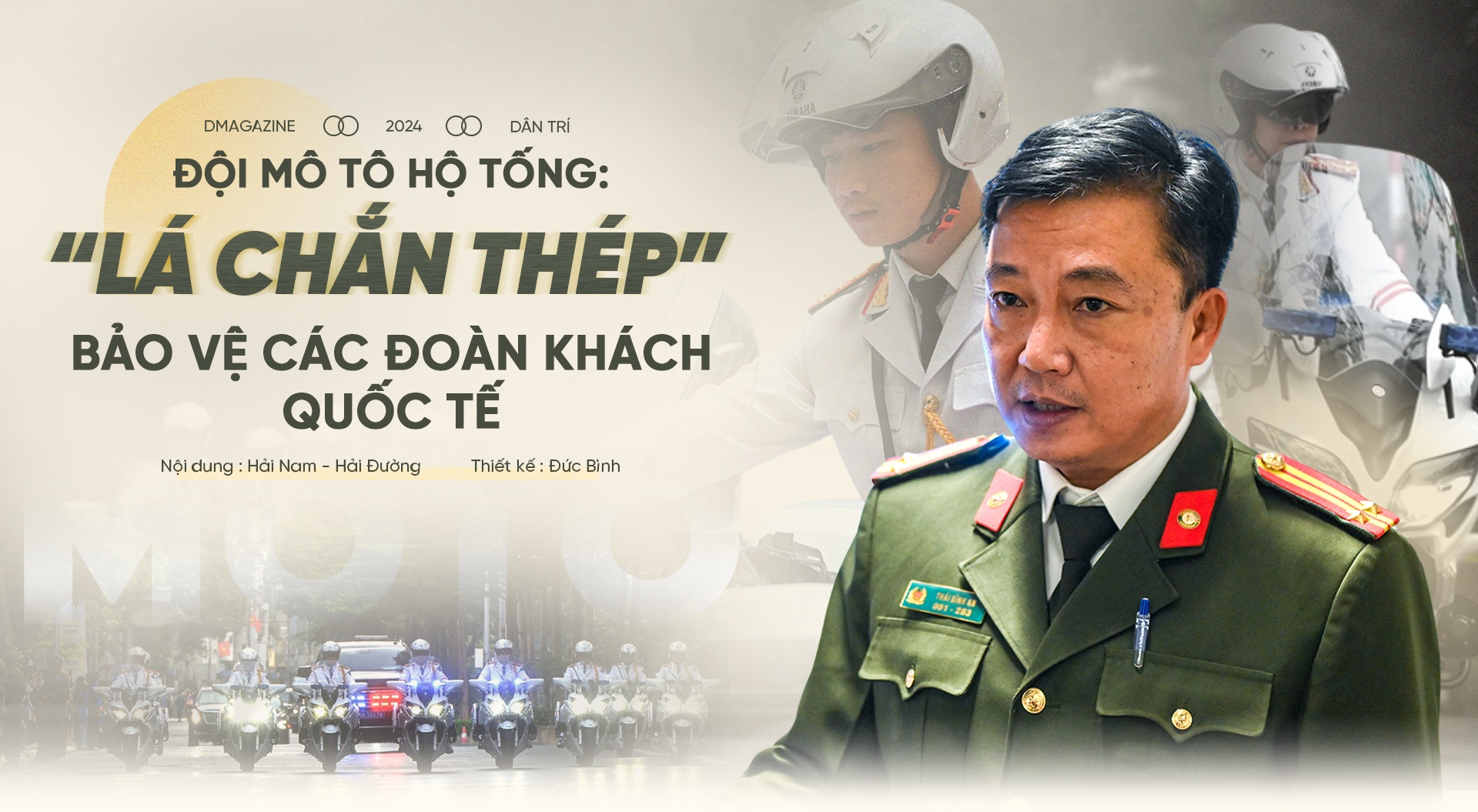 Đội mô tô hộ tống - "Lá chắn thép" bảo vệ các đoàn khách quốc tế