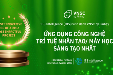 VNSC by Finhay nhận giải thưởng công nghệ toàn cầu IBSi về ứng dụng AI/ML sáng tạo
