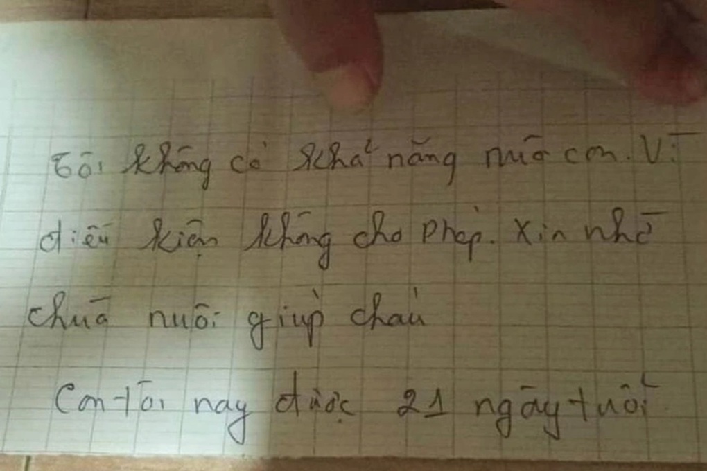 Vụ 2 bé sơ sinh bị bỏ rơi: Xôn xao về 2 lá thư tay sinh đôi - 2 Vụ 2 bé sơ sinh bị bỏ rơi: Xôn xao về 2 lá thư tay sinh đôi - 2