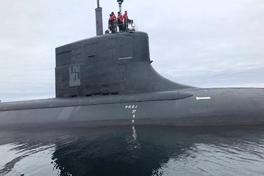 Mỹ công bố ảnh hiếm về tàu ngầm "Sói biển"