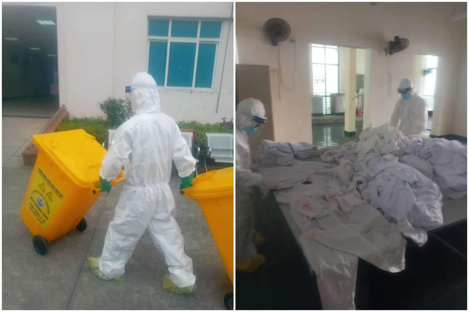Sinh viên chi viện tâm dịch: Không dám uống nước trước giờ vào ca - 5 Sinh viên chi viện tâm dịch: Không dám uống nước trước giờ vào ca - 5