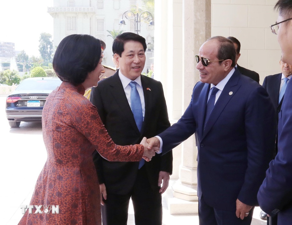 Toàn cảnh Lễ đón Chủ tịch nước Lương Cường thăm cấp Nhà nước tới Ai Cập - 2 Toàn cảnh Lễ đón Chủ tịch nước Lương Cường thăm cấp Nhà nước tới Ai Cập - 2