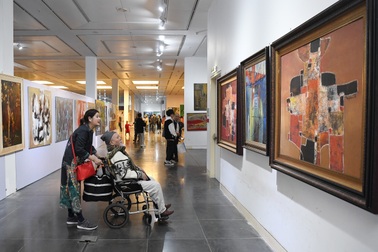 300 tác phẩm được giới thiệu tại "Hội tụ tinh hoa mỹ thuật Việt - Hàn"