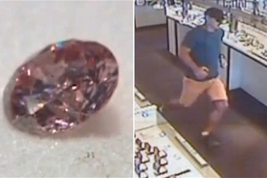 Bị bắt vì "nuốt" kim cương hồng quý hiếm trị giá 180.000 USD