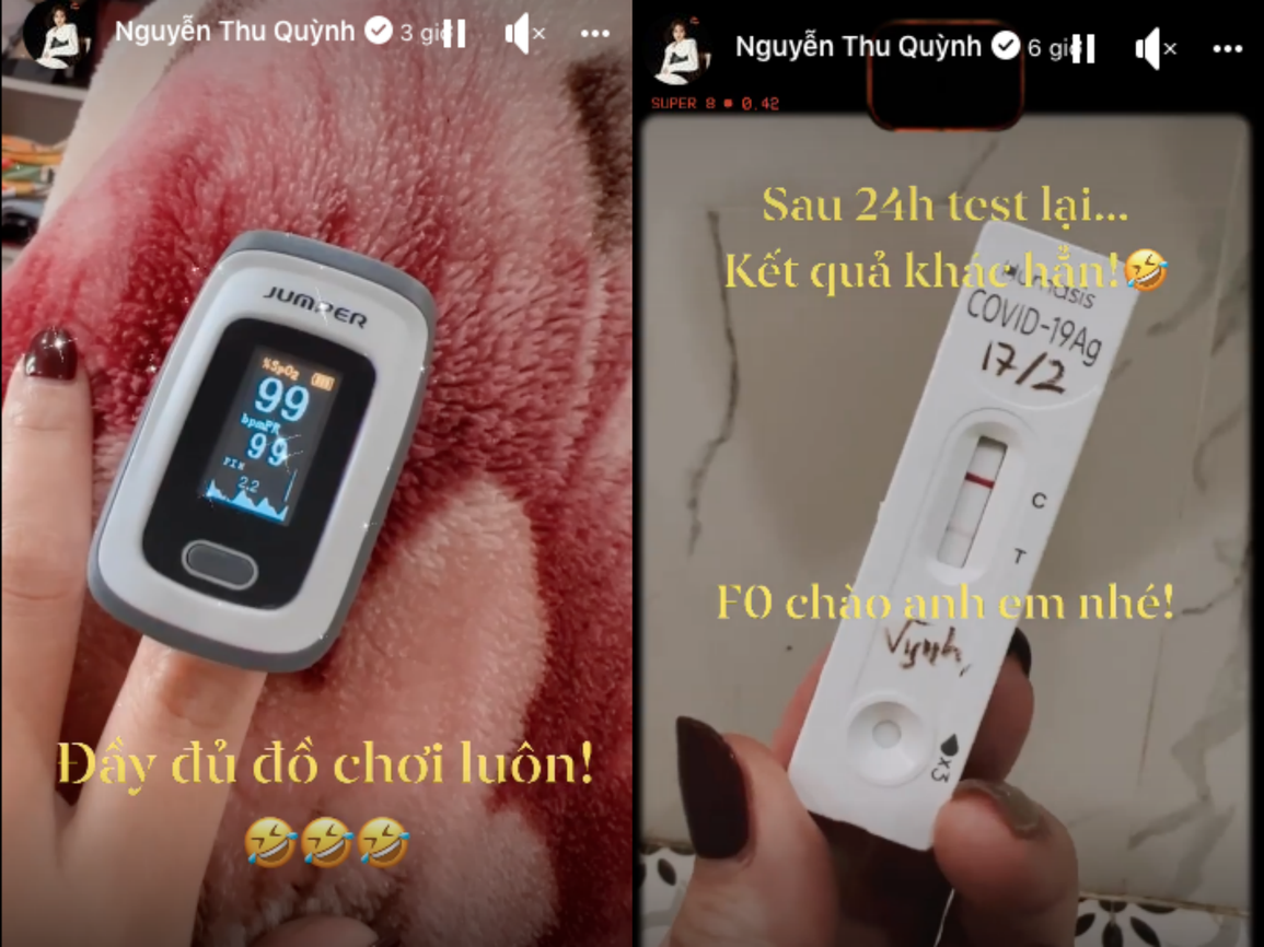 Thu Quỳnh mắc Covid-19: Tôi từ âm tính thành dương tính chỉ một ngày - 2 Thu Quỳnh mắc Covid-19: Tôi từ âm tính thành dương tính chỉ một ngày - 2