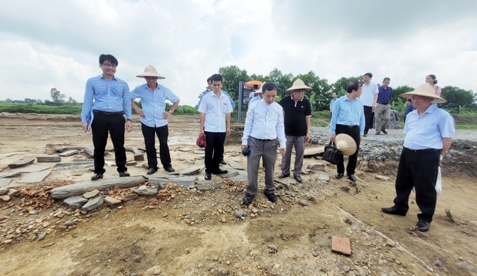 Nhiều dấu tích kiến trúc quan trọng của kinh đô, dấu tích con đường Hoàng Gia phát lộ sau khai quật