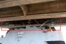 “Đột nhập” cabin tàu 3.000 tấn và phía dưới dầm cầu bị đâm vỡ