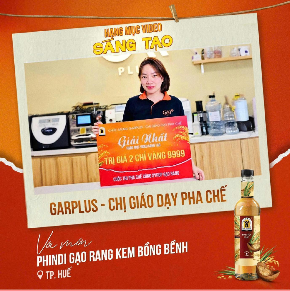 Giải thưởng trị giá 2 chỉ vàng từ cuộc thi pha chế cùng Syrup Chôm Chôm Hestia - 4 Giải thưởng trị giá 2 chỉ vàng từ cuộc thi pha chế cùng Syrup Chôm Chôm Hestia - 4