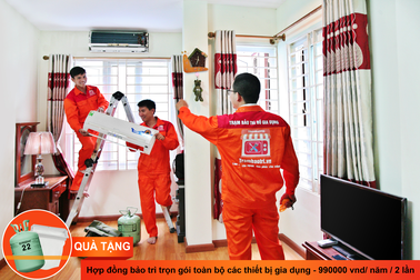 Bảo trì trọn gói thiết bị gia dụng siêu tiết kiệm