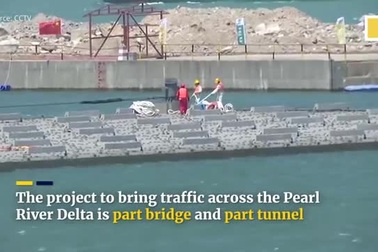 Chiêm ngưỡng "siêu dự án" đường vượt biển gồm 8 làn của Trung Quốc