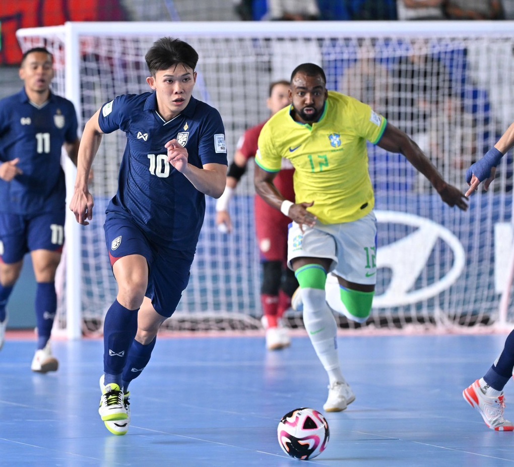 Đội tuyển futsal Thái Lan thua Brazil 1-9 tại World Cup - 2