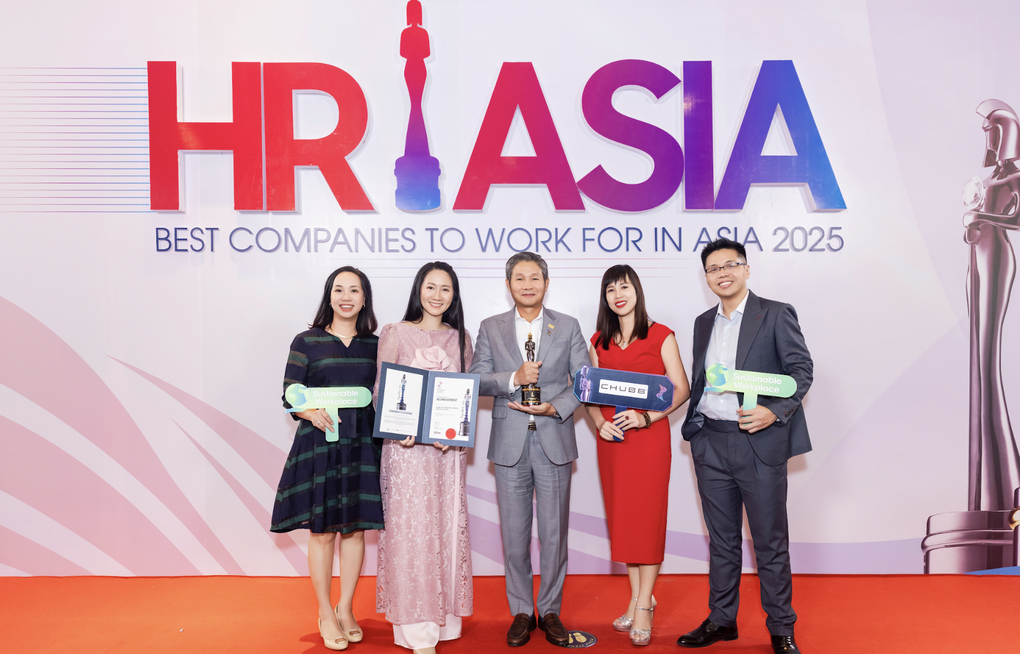 Chubb Life Vietnam erhielt 3 Auszeichnungen bei den HR Asia Awards 2025 – 3 Chubb Life Việt Nam nhận 3 giải thưởng tại HR Asia Awards 2025 - 3