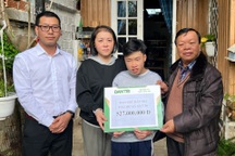 Bạn đọc hỗ trợ gia đình chị Đinh Thị Bích Ngọc ở Lâm Đồng gần 1,9 tỷ đồng