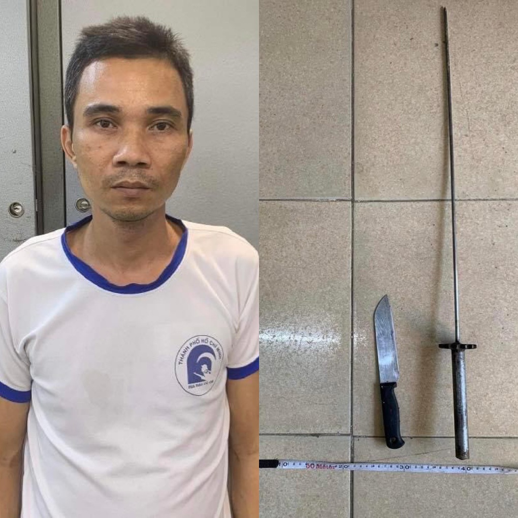 Trung úy công an bị người đàn ông cầm xiên thịt đâm bị thương - 1 Trung úy công an bị người đàn ông cầm xiên thịt đâm bị thương - 1