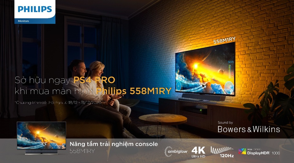 Màn hình Philips Momentum 558M1RY: Mang cả thế giới rộng lớn vào căn phòng - 1 Màn hình Philips Momentum 558M1RY: Mang cả thế giới rộng lớn vào căn phòng - 1