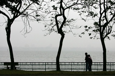 Hà Nội dày đặc sương mù