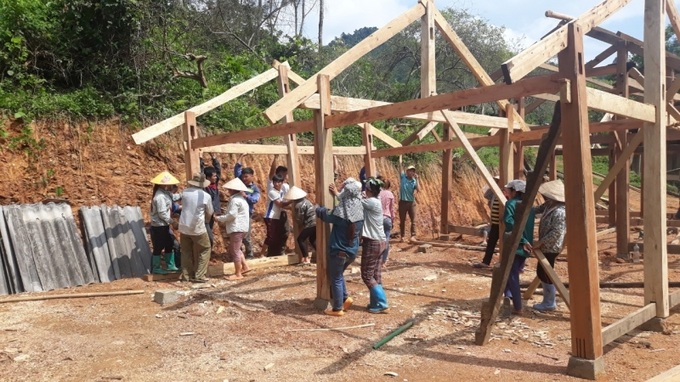 Phát động phong trào thi đua “Xóa nhà tạm, nhà dột nát” đến năm 2025. Ảnh minh họa
