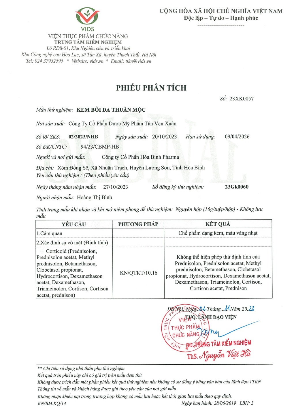 Công thức đột phá của kem bôi da Thuần Mộc - 3 Công thức đột phá của kem bôi da Thuần Mộc - 3