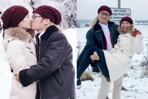 Bà xã Vượng Râu - gái 3 con vẫn rạng rỡ, vợ chồng tình tứ như mới yêu