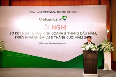 Vietcombank quyết tâm hoàn thành và hoàn thành vượt mức các các chỉ tiêu kế hoạch năm 2017