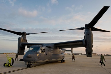 Mỹ điều máy bay Osprey tham gia 4 cuộc tập trận tại Nhật Bản