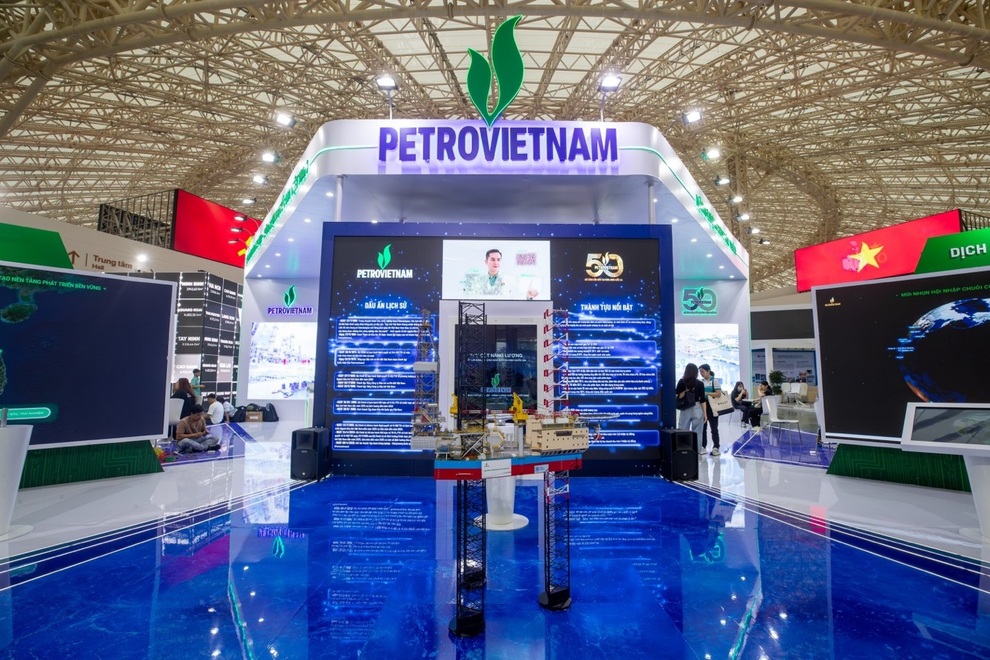 Cận cảnh gian trưng bày của Petrovietnam tại Triển lãm thành tựu đất nước 2025 - 1 Cận cảnh gian trưng bày của Petrovietnam tại Triển lãm thành tựu đất nước 2025 - 1