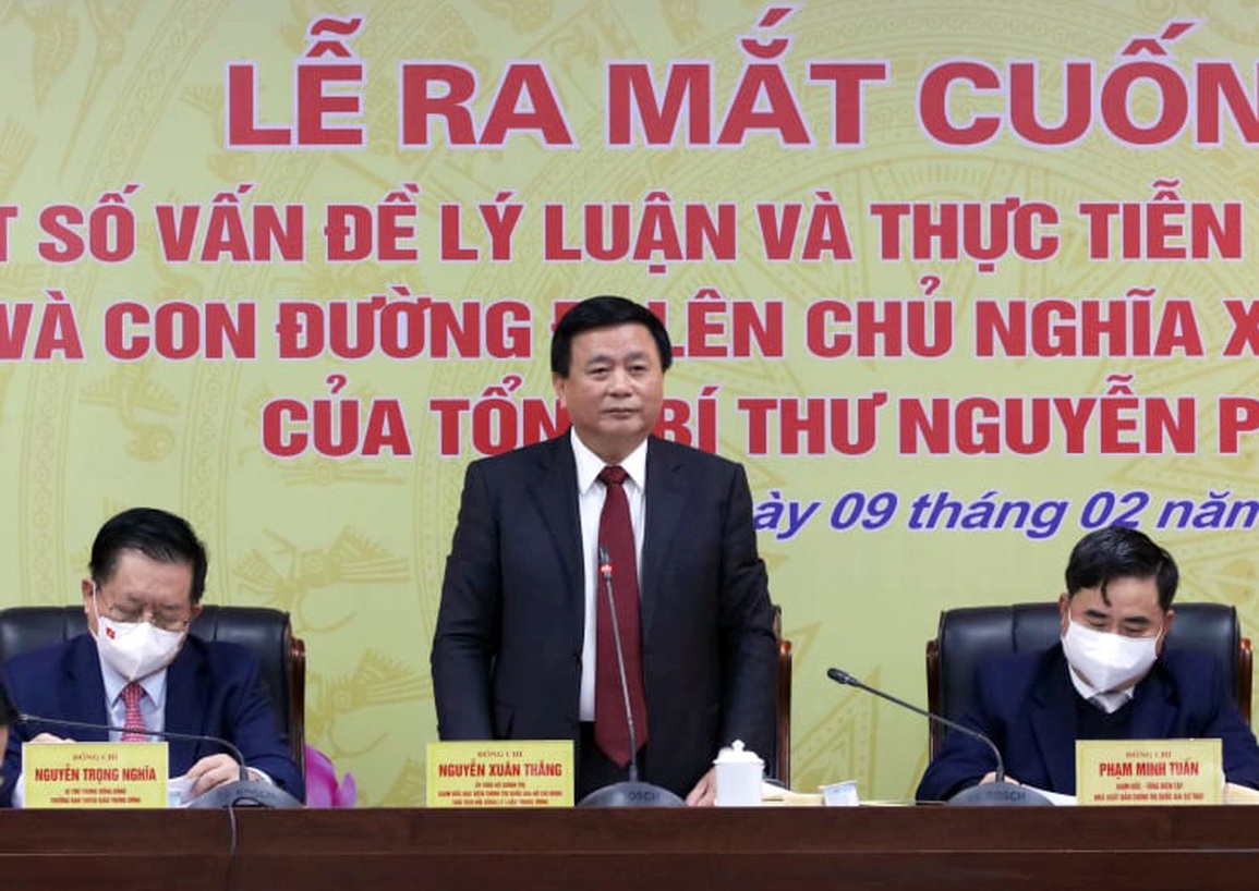 Ra mắt sách của Tổng Bí thư về con đường đi lên CNXH ở Việt Nam - 1 Ra mắt sách của Tổng Bí thư về con đường đi lên CNXH ở Việt Nam - 1