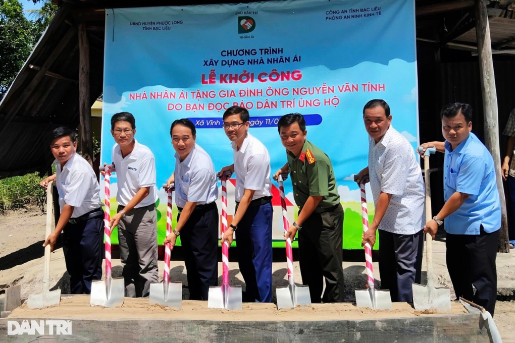 Khởi công xây nhà Nhân ái tặng gia đình khó khăn ở Bạc Liêu - 2 Khởi công xây nhà Nhân ái tặng gia đình khó khăn ở Bạc Liêu - 2