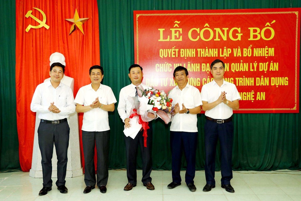 Nghệ An thành lập Ban Quản lý dự án công trình dân dụng và công nghiệp tỉnh - 1 Nghệ An thành lập Ban Quản lý dự án công trình dân dụng và công nghiệp tỉnh - 1