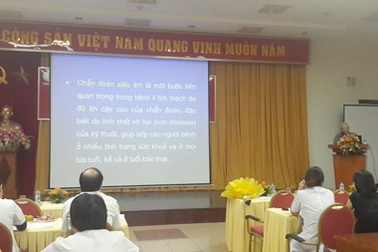 Khai giảng khóa “Siêu âm tim cơ bản” tại Bệnh viện Phụ sản Trung ương