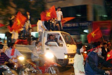 Vỡ oà chiến thắng