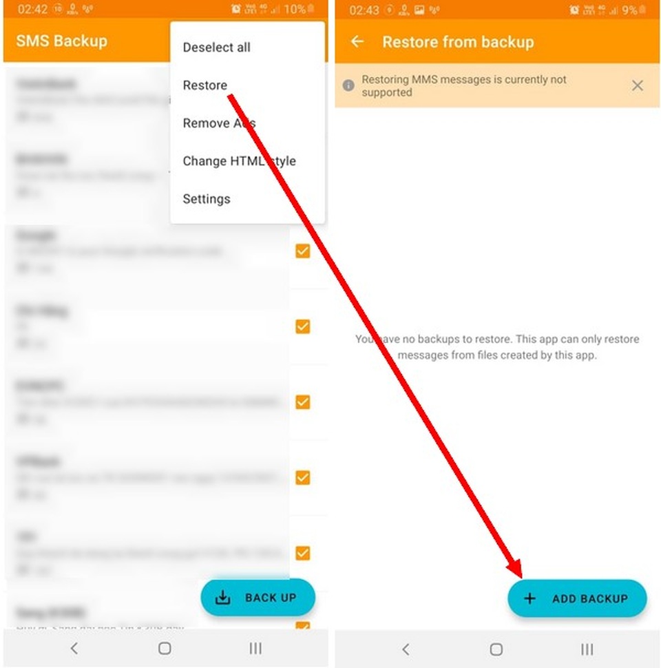 Thủ thuật giúp sao lưu và phục hồi toàn bộ tin nhắn trên smartphone - 3 Thủ thuật giúp sao lưu và phục hồi toàn bộ tin nhắn trên smartphone - 3