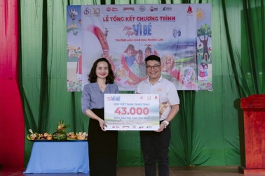 Dự án "Món ngon vì bé" trao bữa ăn, mang Trung thu đến trẻ em Đắk Lắk