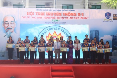 TPHCM: Hơn 9.000 học sinh tham gia Hội trại truyền thống 9/1